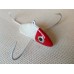 Приманка - краб малый "Белая рыбка с красной головой" (3 крючка) авторский
