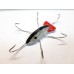 Приманка - краб "Серебряная рыбка с красным хвостиком" (6 крючков) авторский